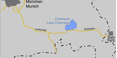 வரைபடம் ofmunich ஏரிகள் 