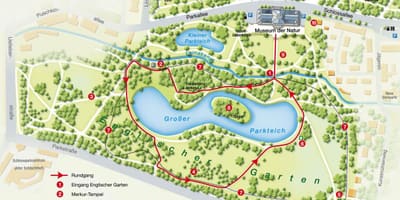 வரைபடம் englischer garten